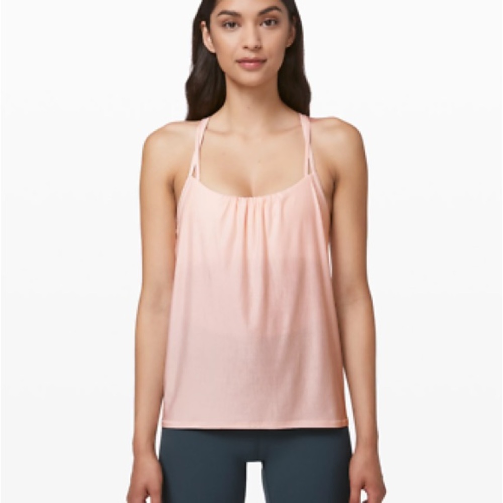 lululemon athletica Pale Pink Double-Strap Sports Tank
